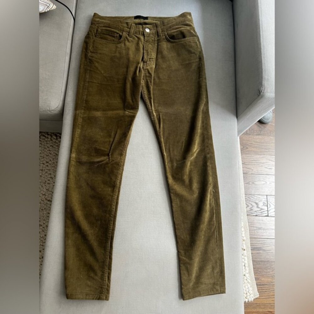 Acne Green Corduroy Pants